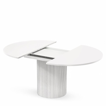 Toscana Dining Table (Extendable)(White)
